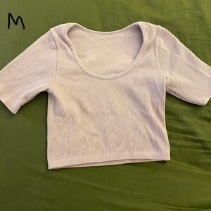 Lavender Crop Top